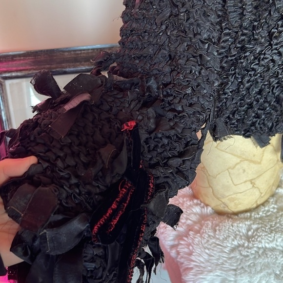 HANDCRAFTED  Sinta Margot handmade knitted  black sweater jacket no sewing - Picture 6 of 17